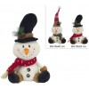 PUPAZZO NEVE SEDUTO CM.35