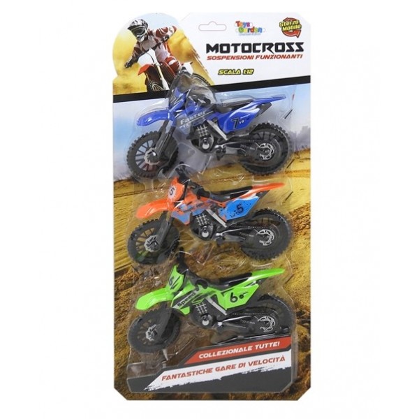 BLISTER 3 MOTO DA CROSS 22X44
