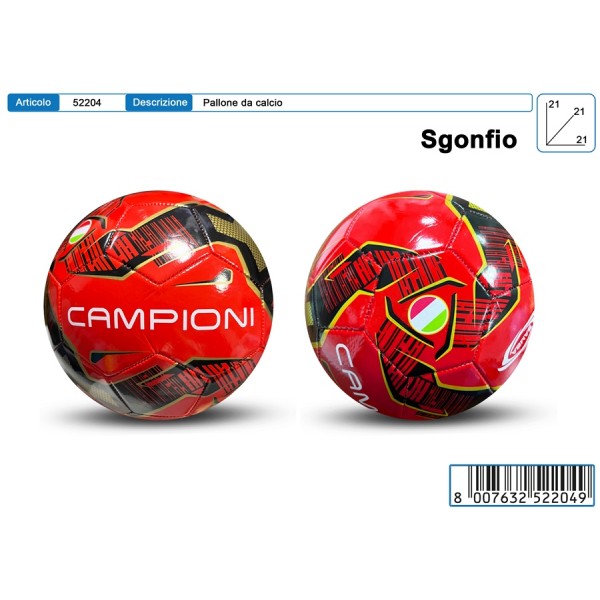 PALLONE CUOIO ROSSONERO