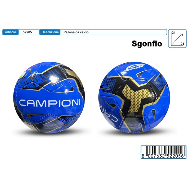 PALLONE CUOIO NERAZZURRO