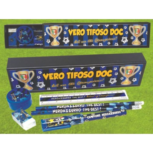 ASTUCCIO SET CANCELLERIA NERAZZURRO