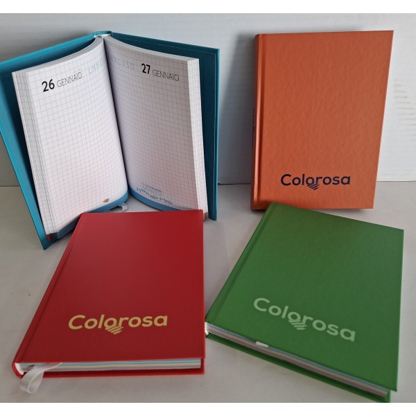 DIARIO SCUOLA 12 MESI 4 COLORI
