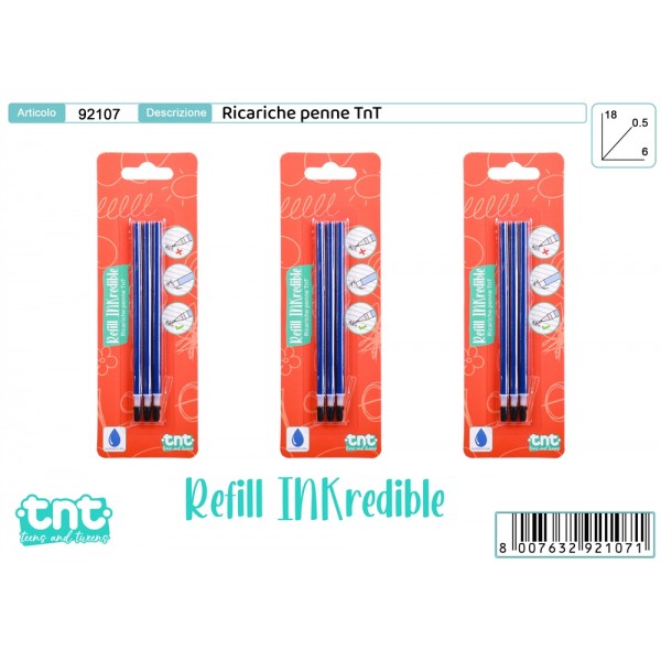 BLISTER 3 REFIL CANCELLABILE BLU