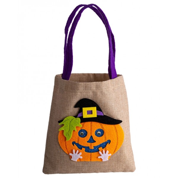 C19512 BORSA HALLOWEEN JUTA 40X21