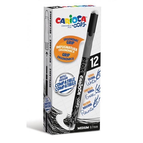 PENNE CANCELLABILI OOPS ERASABLE NERO