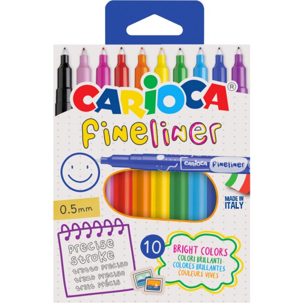 CARIOCA FINELINER 10 COLORI