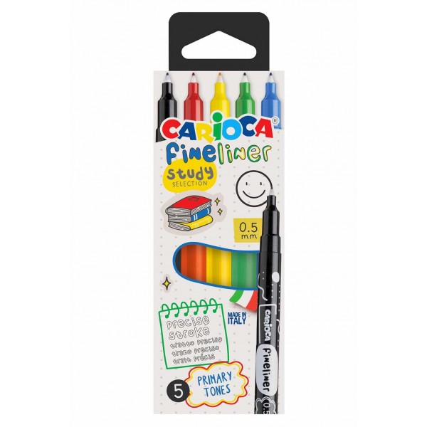 CARIOCA FINELINER 5 COLORI