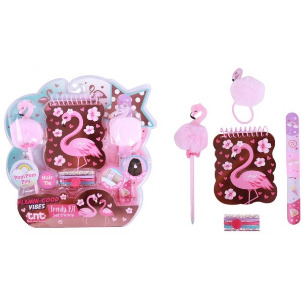 SET GADGETS CANCELLERIA FENICOTTERO