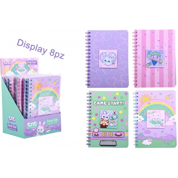 GADGETS QUADERNO RIGHE CON GIOCHINO