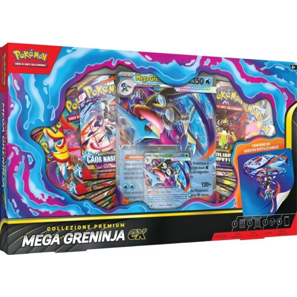 POKEMON SET 8 BUSTE MEGAGRENINJA