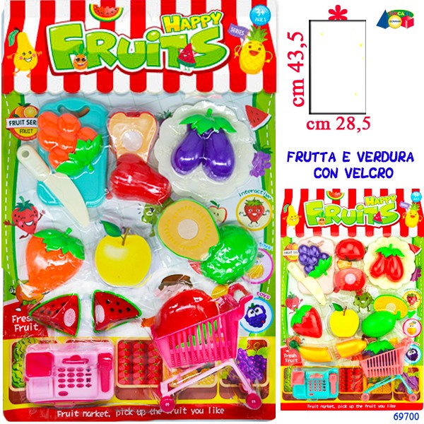 BLISTER FRUTTA VELCRO SUPERMARKET