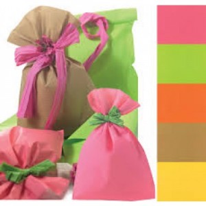 SACCHETTI 5 COLORI UNICOLOR 40X65