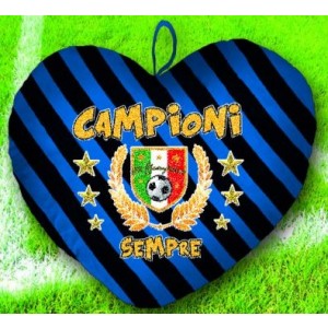 CUSCINO CUORE NERAZZURRO