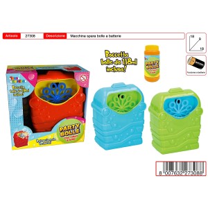 MACCHINA BOLLE SAPONE PILA
