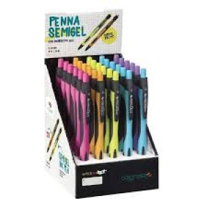 PENNE SEMIGEL COLORATE INCHIOSTRO BLU