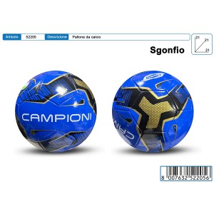 PALLONE CUOIO NERAZZURRO