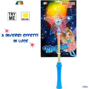 BLISTER BACCHETTA MAGICA CON LUCE