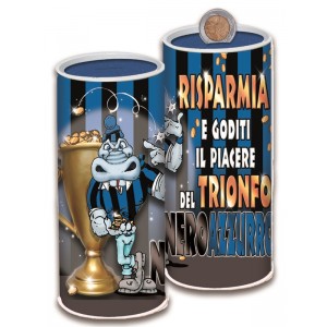 SALVADANAIO LATTA NERAZZURRO