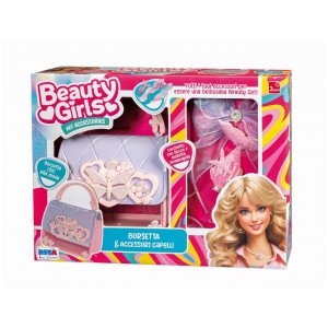 SET BORSETTA E ACCESSORI CAPELLI
