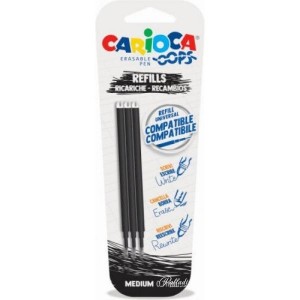 BLISTER 3 REFIL CARIOCA COMPATIBILI NERO