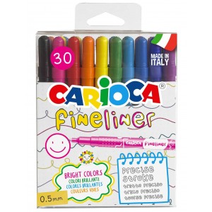 CARIOCA FINELINER 30 COLORI