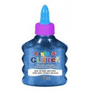 COLLA GLITTER BLU