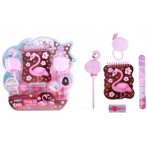 SET GADGETS CANCELLERIA FENICOTTERO