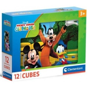 CUBETTI PUZZLE TOPOLINO 12 PZ