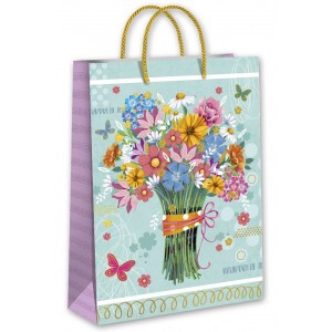 SH10259XL SHOPPER MAZZO FIORI 33X47