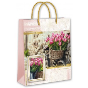 SH10260M SHOPPER FIORI 18X22