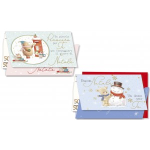 NT10160 BIGLIETTI NATALE PORTASOLDI