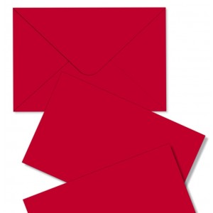 NT11034 BIGLIETTI  SEMPLICI ROSSI 9X14