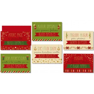 NT8544 BIGLIETTI NATALE 9X14