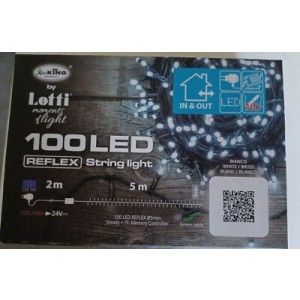 100 LUCI BIANCHE ESTERNO