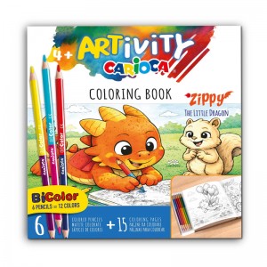 LIBRETTO CON 6 PASTELLI BICOLORE