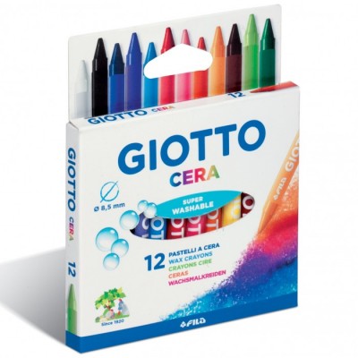 2812 PASTELLI CERA GIOTTO DA 12