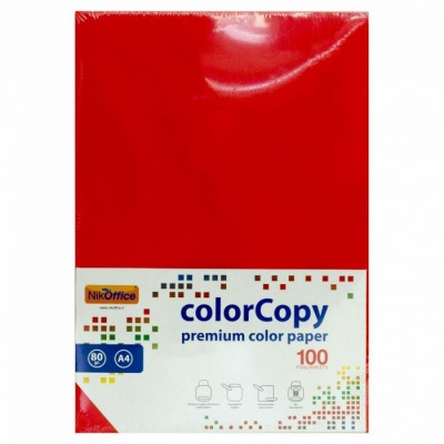 100 CARTA FOTOCOP A4 ROSSO 23091