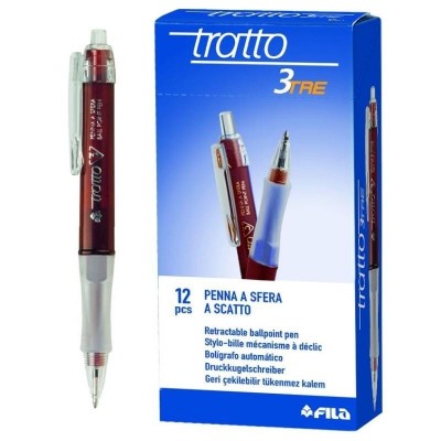 824602 PENNE SCATTO TRATTO 3 ROSSE
