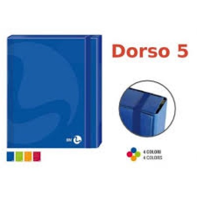 CARTELLETTE ELASTICO A4 DORSO 5