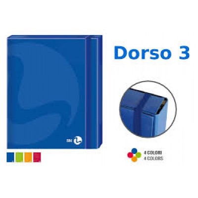 CARTELLETTE ELASTICO A4 DORSO 3