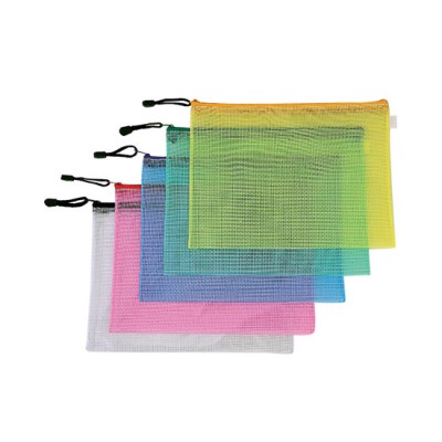 BUSTE PORTATUTTO CON ZIP 25X34