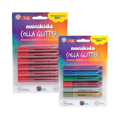 BLISTER 6 COLLA GLITTER ORO 22051