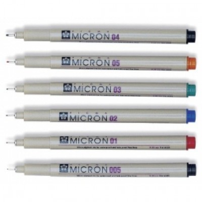 PENNE PIGMA MICRON 0.1 ROSSO