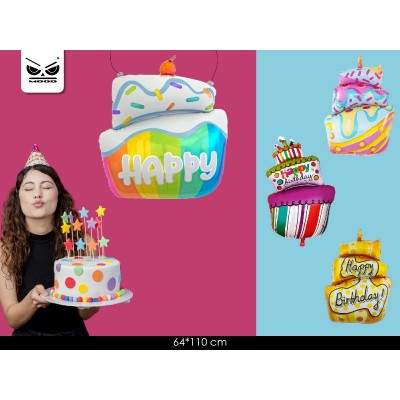 PALLONCINO TORTA COMPLEANNO