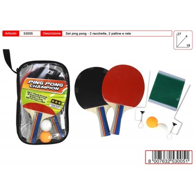 SET PING PONG CON RETE