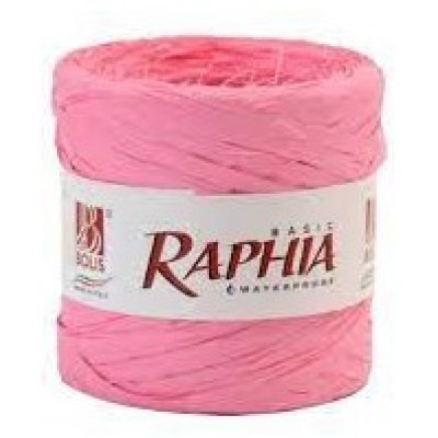 NASTRINO RAFIA 200 MT ROSA