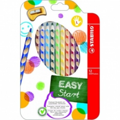 PASTELLI 12 PZ ERGONOMICI EASY C. SINIST