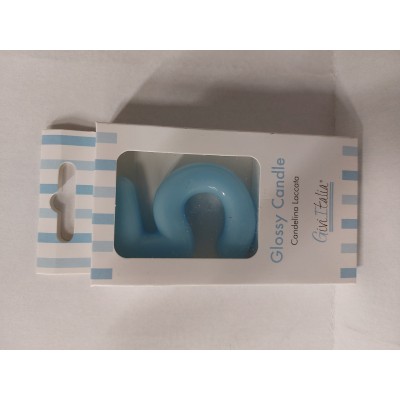 CANDELA LACCATA AZZURRA NR. 5