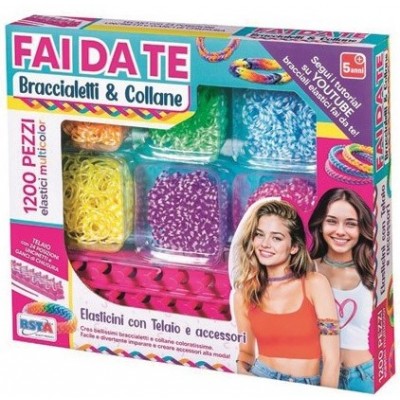 SET ELASTICINI CREA BRACCIALETTI