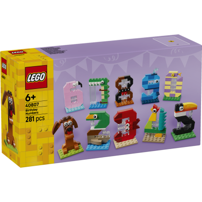 40807 LEGO NUMERI DEL COMPLEANNO